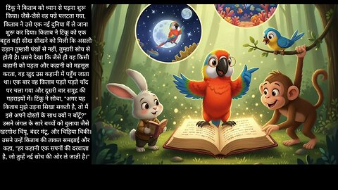 hindi stories tinku tota or udne wali jadui kitaab