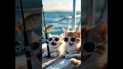 Cute Farting Kitten. Cruise Ride
