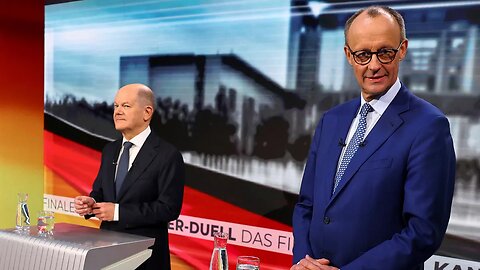 Scholz and CDU/CSU candidate Merz in TV duel ahead of Sunday's election