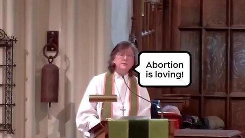 "Liberal Pastor" (Satanic Priestess) Pro-Abortion - False Prophets