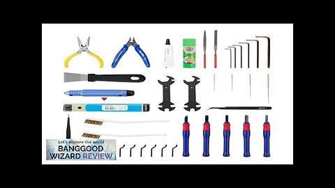 Ender-3 CR-10 Blade Tweezers Wrench Cleaning Brush Repair Pickup Kit 3D Printer Review