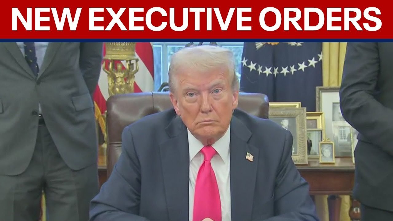 President Trump signs new executive orders