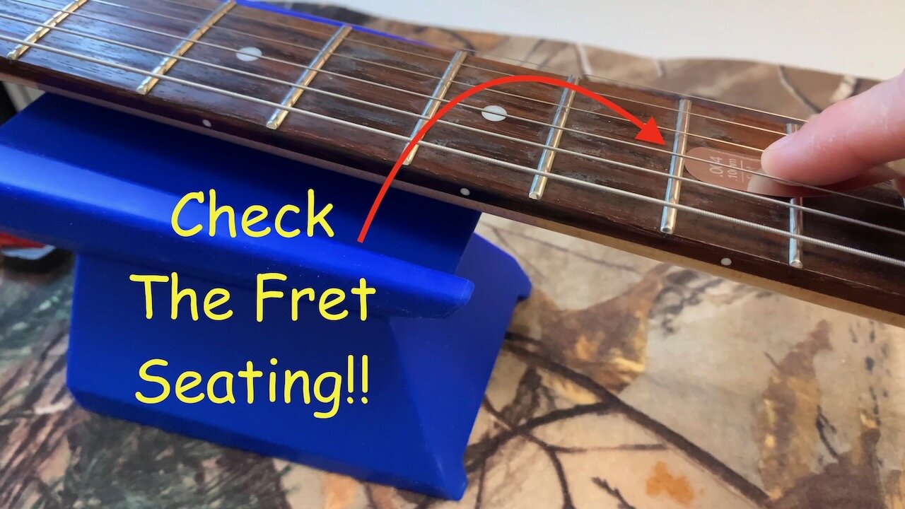 Leveling Uneven Frets On My G&L Legacy Guitar!! #guitarrepair #guitarfretboard #luthier