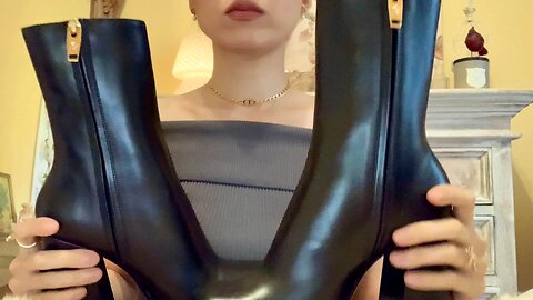 Unboxing & Review | VERSACE Medusa Aevitas Leather Platform Boots