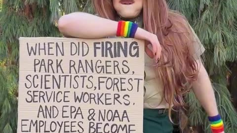 Why did President Trump fire park rangers?