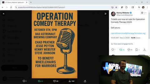 Live from studio C - Houston Conservative Forum & Higgins Boat Rum