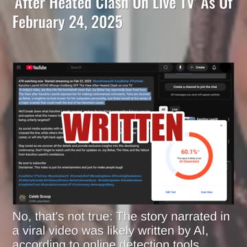 Fact Check: Karoline Leavitt Did NOT Kick Whoopi Goldberg Off The View After Heated Clash On Live TV