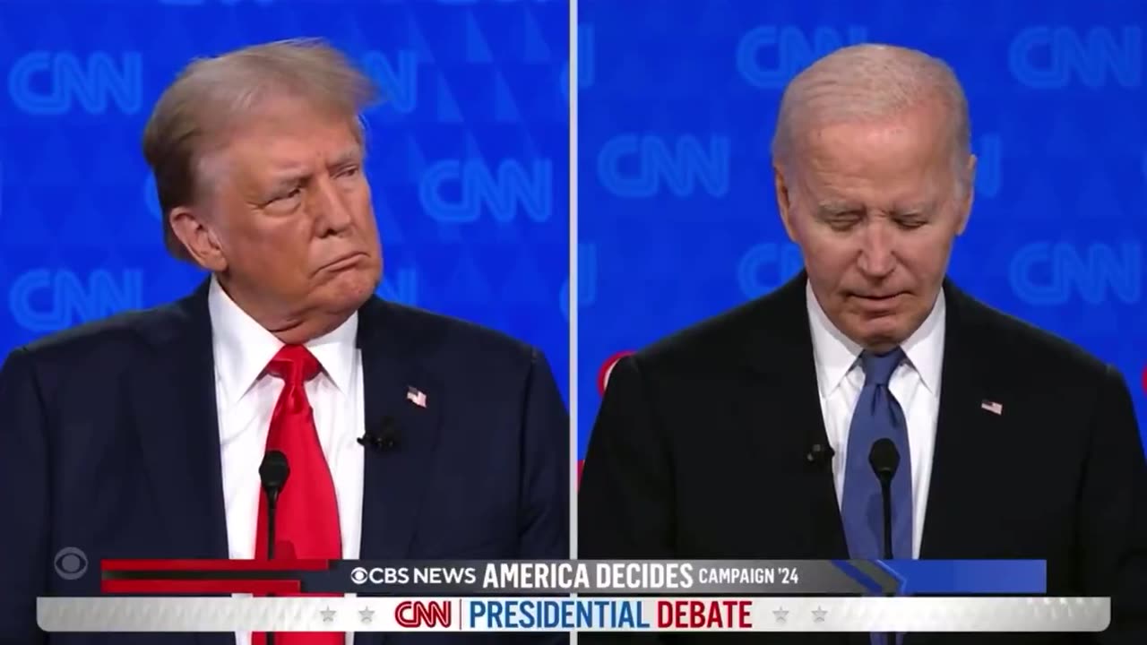 one of the funniest moments of 2024. Watch Donald Trump's face he listens to Joe Biden