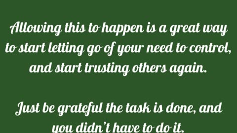 Start trusting and letting go, one bit at a time #enjoylife #lovelife #letgoofcontrol