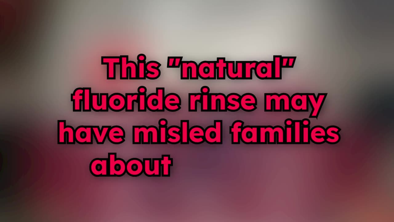 Is your child using Tom's of Maine Children's Anticavity Fluoride Rinse?