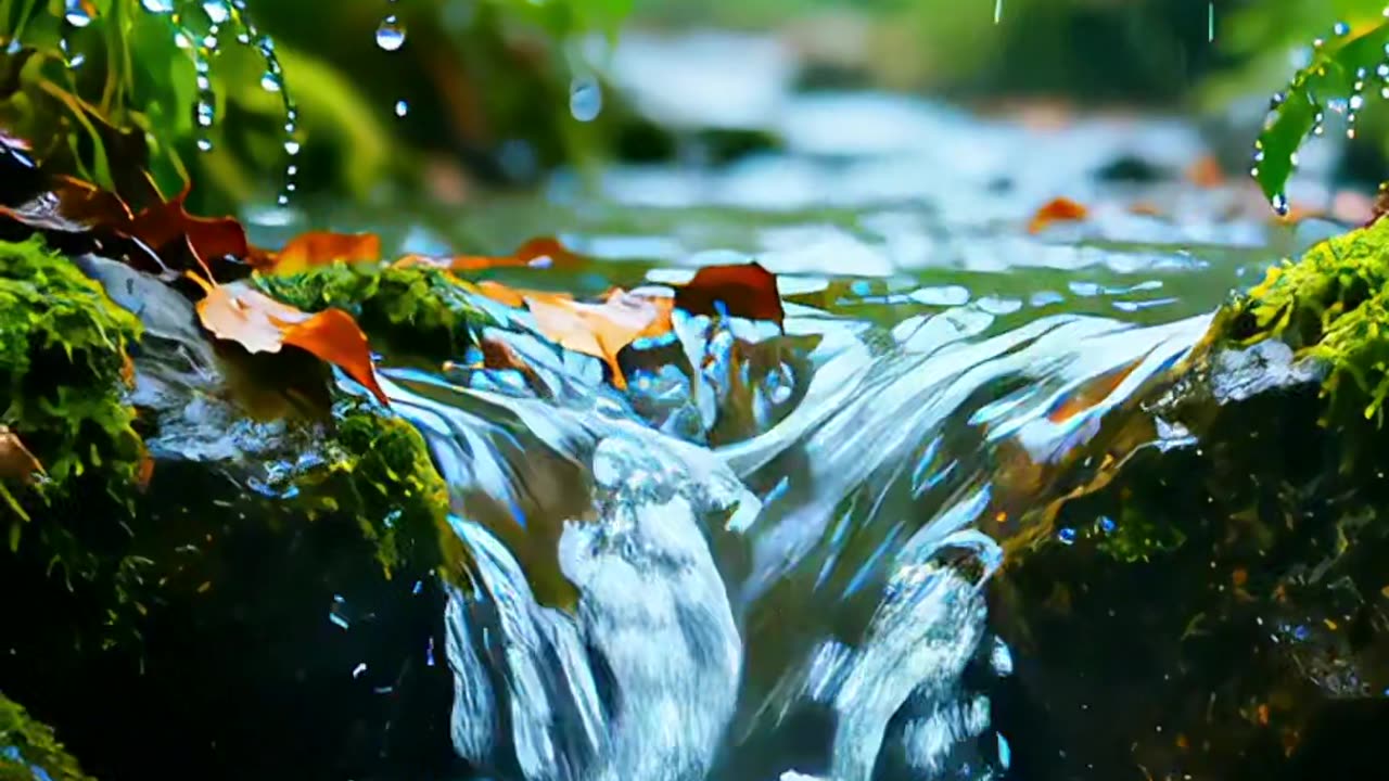 The creek after the rain is so beautiful~