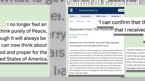 Fact Check: Trump Told PM He Isn't Obligated To 'Think Purely Of Peace' Since Norway Denied Nobel