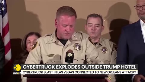 US Cybertruck Explodes Outside Trump's Hotel World News