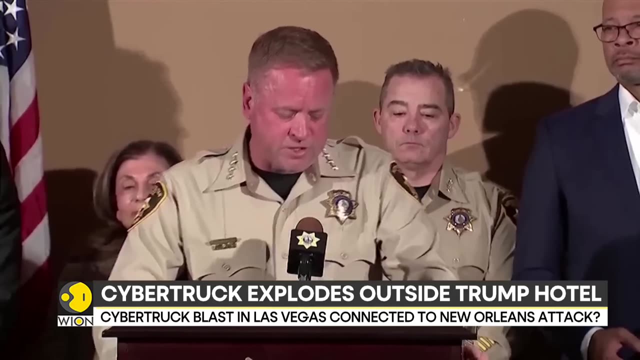 US Cybertruck Explodes Outside Trump's Hotel World News