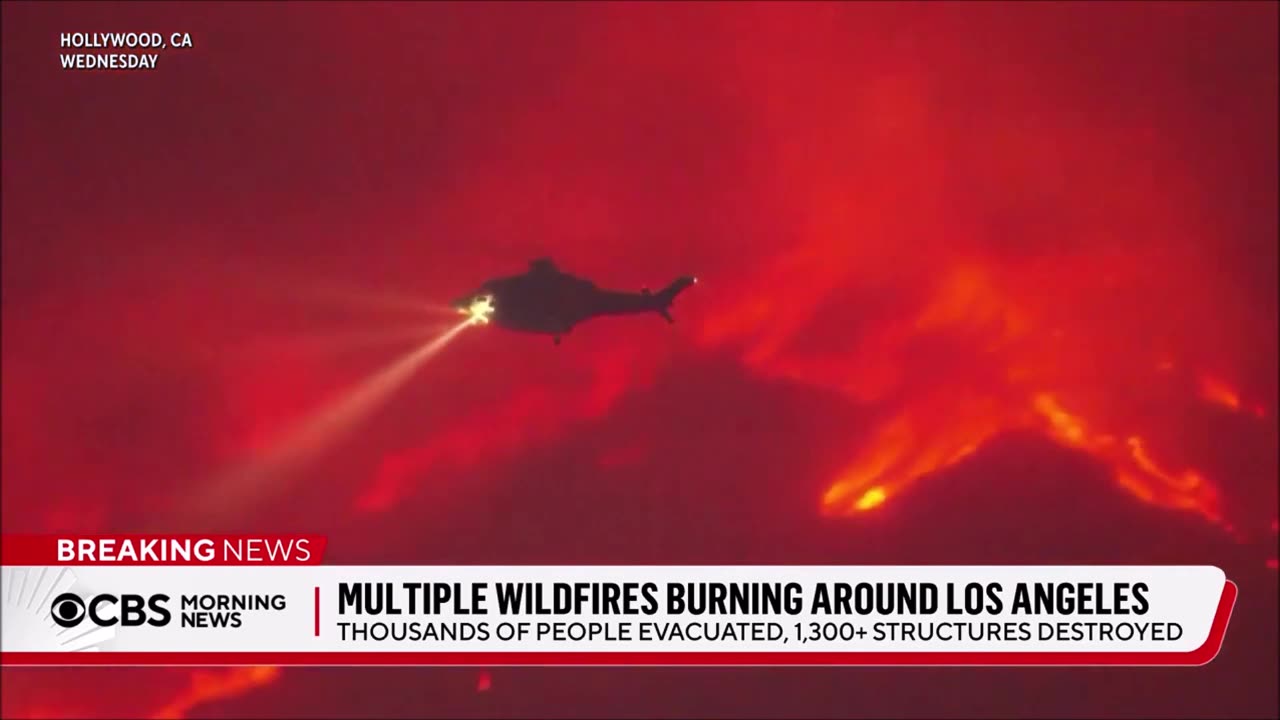 5 Wildfires Still Burning Around Los Angeles 100K Under Evacuation