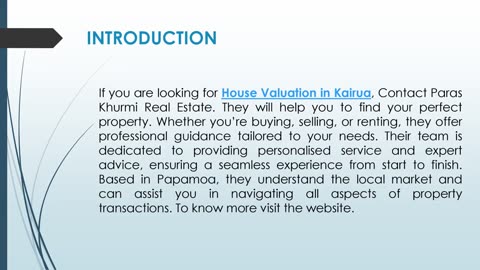 If you are looking for House Valuation in Kairua