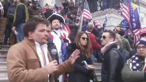 6 Jan 2021 - Pamela Anne Hemphill on the Steps of the Capitol at 3:32 p.m.