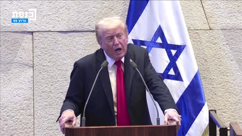 Trump tells Knesset 'long nightmare' over for Israelis and Palestinians