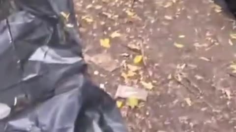 Russian Soldiers Waiting for a Ride Home