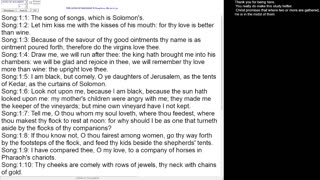 Song of Solomon 1 (NOT FOR CHILDREN)