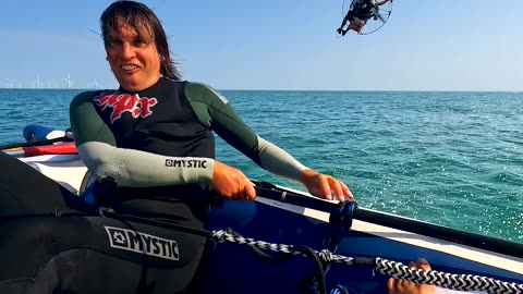 paramotor at high speed