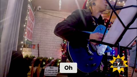 Punk Christmas - Mandy sings an original in her Santa Cap