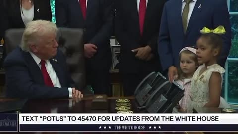 Trump invited children suffering from cancer for pediatric cancer executive order signing