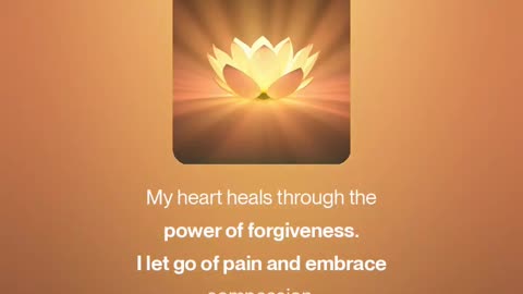 I embrace Peace the forgiveness affirmation song