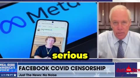 Senator Ron Johnson is honing in on Mark Zuckerberg's Facebook and Meta