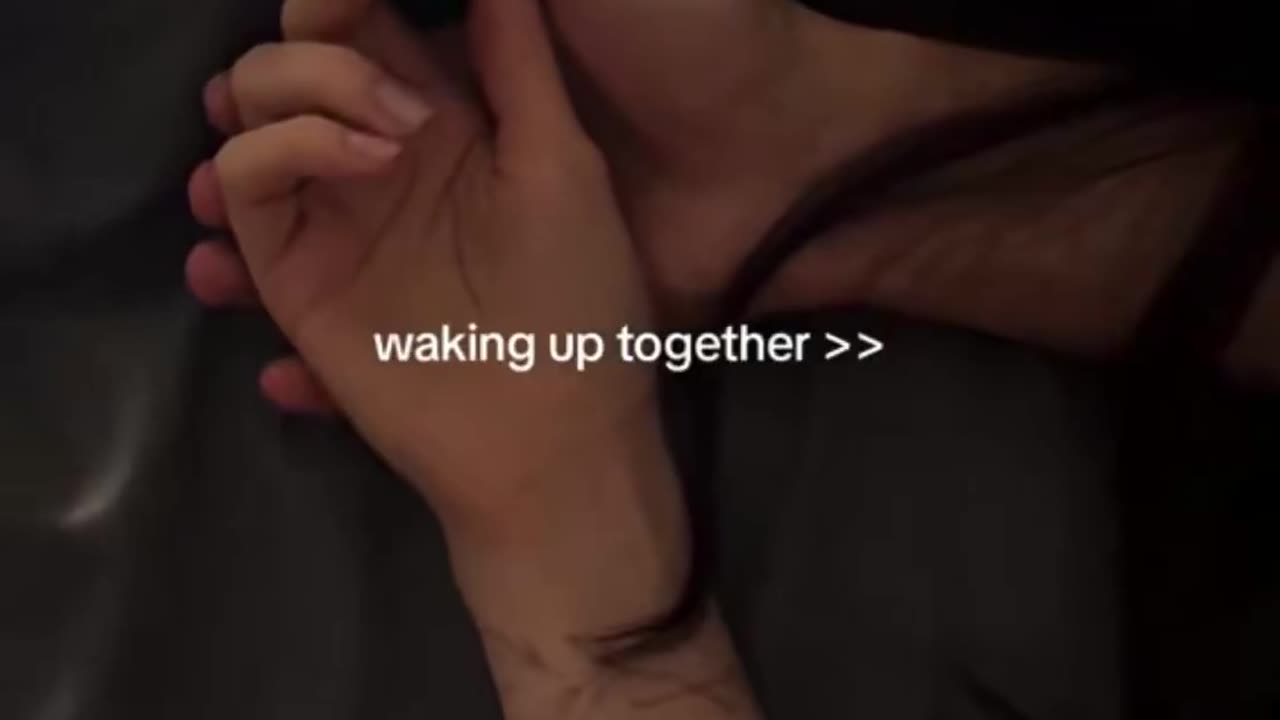 waking up together feeling >