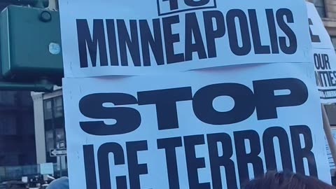 New Yorkers against Kristi Noem and ICE agents.