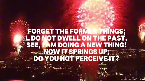 Wisdom for New Year with fireworks 🎆