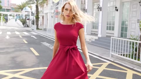 DRESSTELLS Modest Cocktail Dress – Your Go-To Formal Dress for Weddings, Prom, and More!"