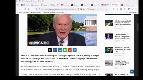 MSNBC Host Urges Viewers to “Shoot Trump” to Save Democracy