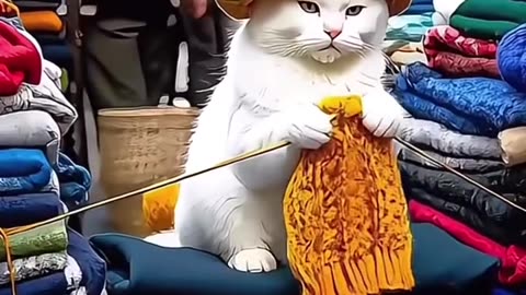 AI draws cat, cat