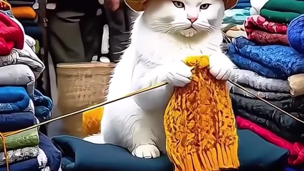 AI draws cat, cat