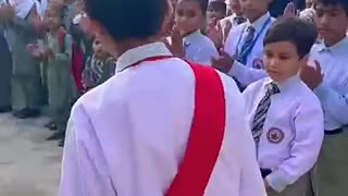 Breaking: Morning Assembly | #viral #school #trending #ytshorts #students #speec