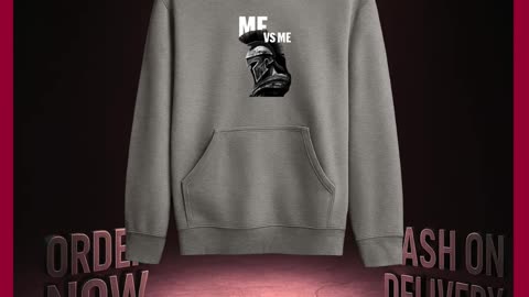 ME VS ME Hoodie 🔥 | Self Motivation Streetwear | Unstoppable Attitude | Raheech Clothing