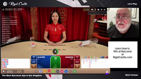 Win Playing Baccarat with Rigel Castle, download the App at RigelCastle.com.