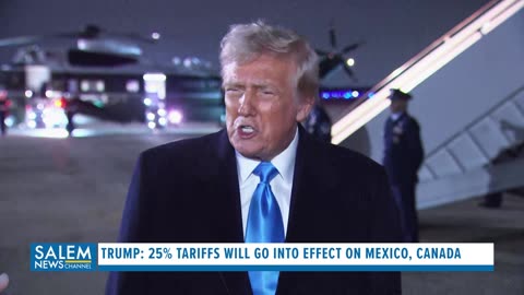 Trump: 25% Tariffs Will Go Into Effect On Mexico, Canada 'If They Want To Play The Game I Don't Mind