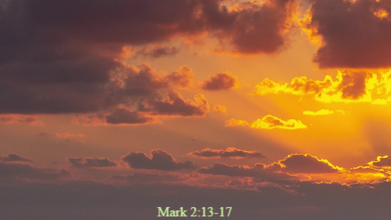 A reading from the Gospel according to Mark, 2:13-17