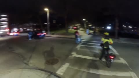 I’ve never driven in an area where cars yield to bikes.