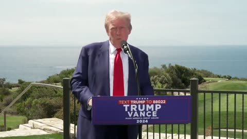 Trump just four short Months ago - Water For California