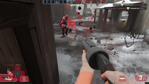 Playing Scout But The Server Turns Friendly (Team Fortress 2)