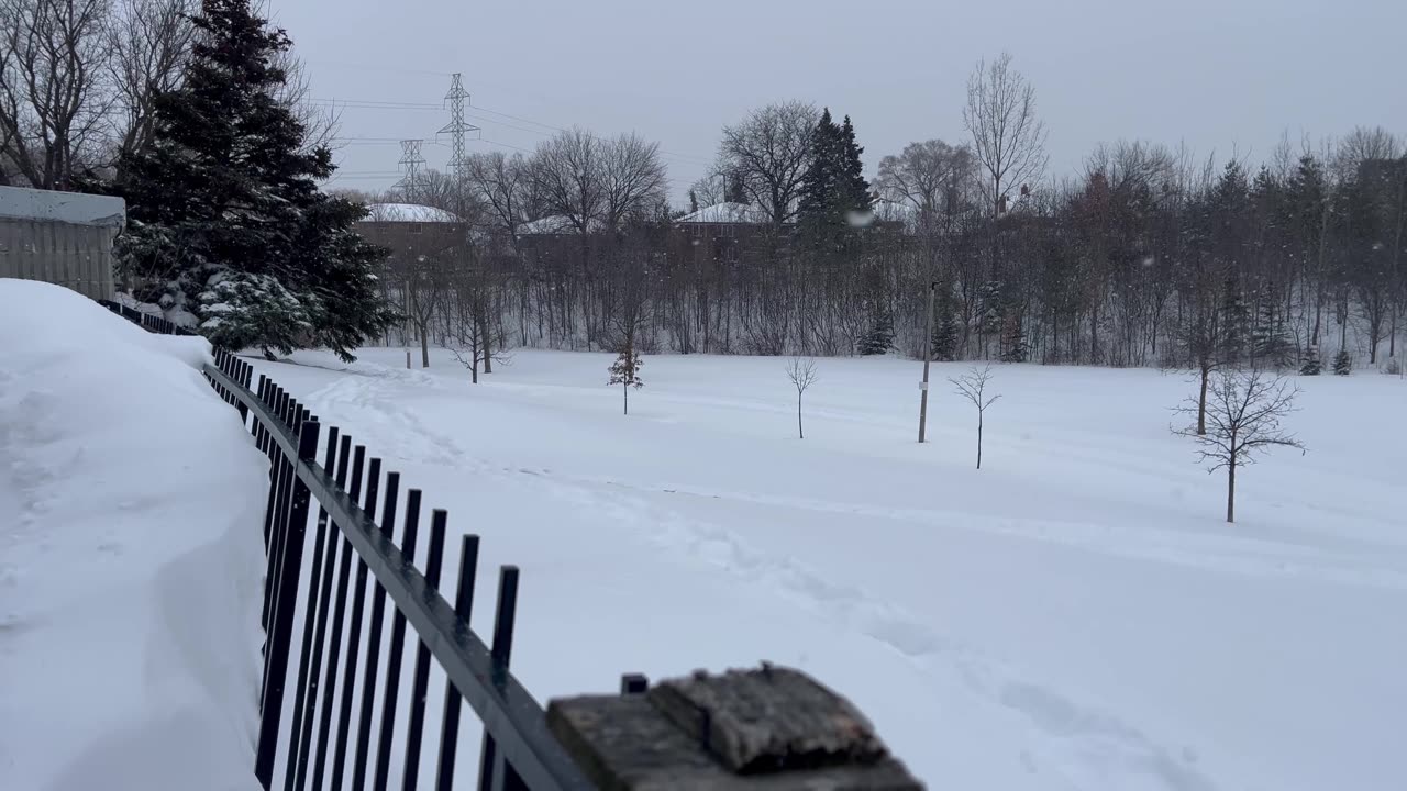 Very nice dumping of snow