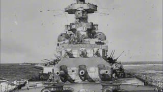 Scharnhorst and Gneisenau along with Prinz Eugen leave France during Unternehmen Zerberus