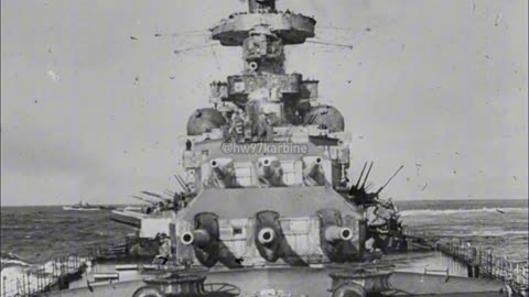 Scharnhorst and Gneisenau along with Prinz Eugen leave France during Unternehmen Zerberus
