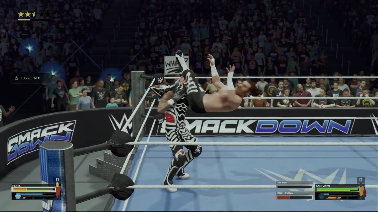 WWE 2k25 5 Universe Penta VS Sami Zayn