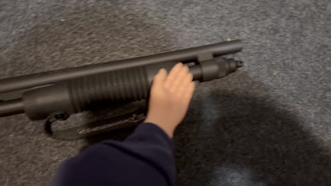 Sunday touch around 152: SPH touches it's Mossberg Shockwave .410! #hickok45 #funny #2A #tinyhands