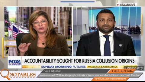 Kash Patel with Maria Bartiromo- Sunday Morning Futures